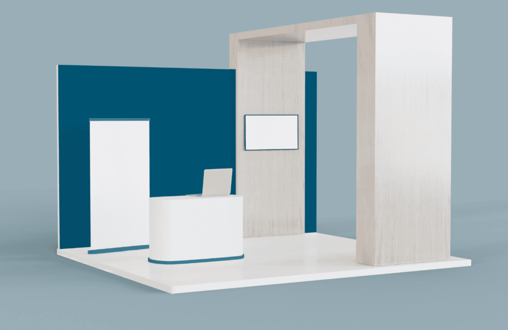 simple small booth design