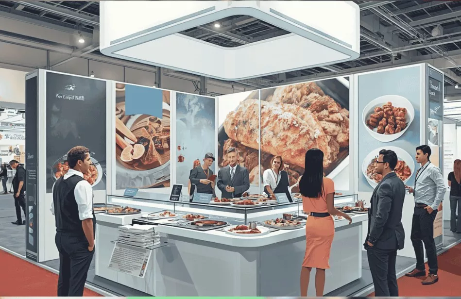 seafood trade shows booth